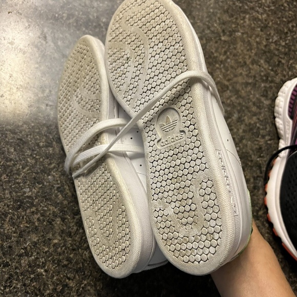 Sold Adidas Originals mens Stan Smith FX 5502 White/Green Mens 8/41.3 5/19 - Picture 7 of 8